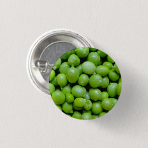 Freshly Shucked Green Peas 3 Cm Round Badge