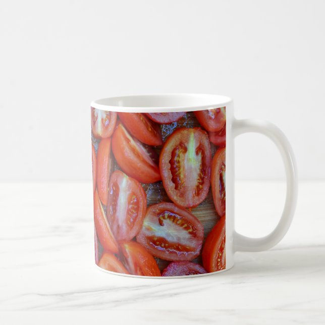 Freshly sliced tomatoes coffee mug (Right)