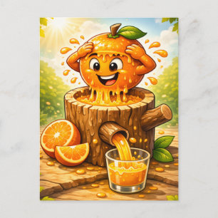 Freshly Squeezed - Feelin' Fruity - Foodie Fiends Postcard