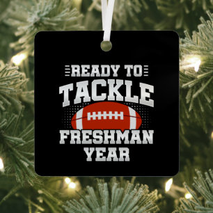 Freshman Class Football 9th Grade - Freshman Year Metal Tree Decoration