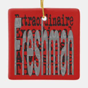 Freshman Extraordinaire Ceramic Tree Decoration