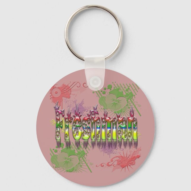 Freshman - Flowers Key Ring (Front)