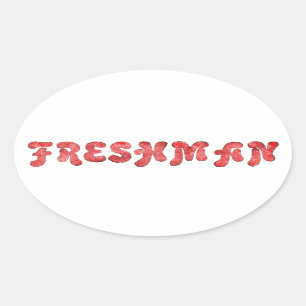 Freshman Oval Sticker