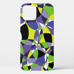 Freshness coloured abstract patternabstract, art, iPhone 12 case