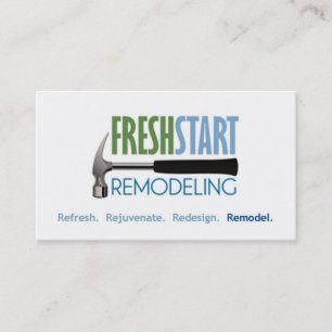 FreshStart Remodeling Business Card