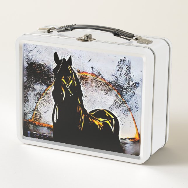 Freshtastic Horse 02-01 Metal Lunch Box (Front)