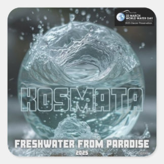 Freshwater - Aufkleber Square Sticker