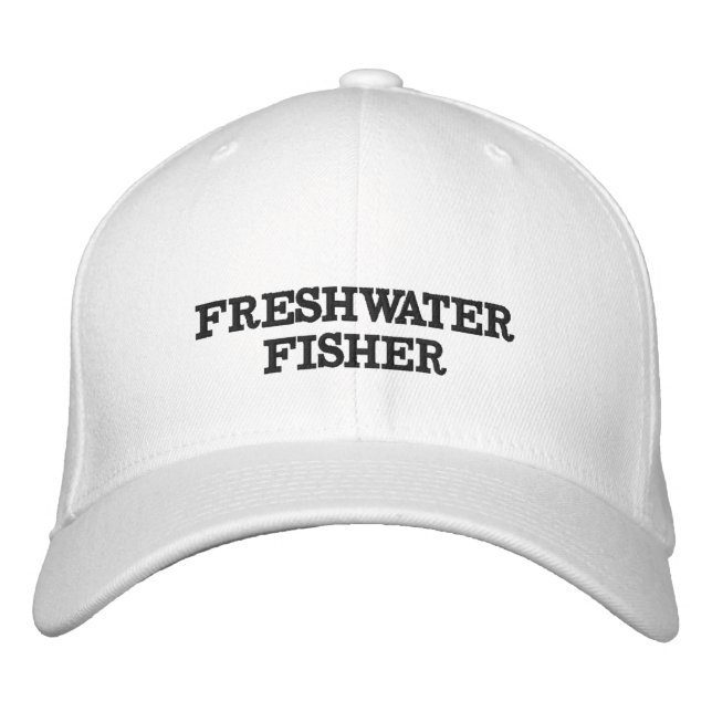 Freshwater Fisherman Fisher Fishing Hat (Front)