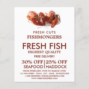 Freshwater Lobster, Fishmonger/Wife, Fish Market Flyer
