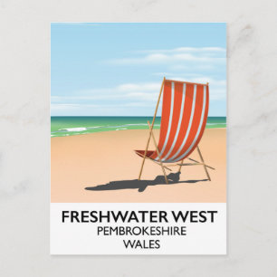 Freshwater West Pembrokeshire Wales Postcard