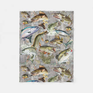 Freshwater Wrap Fleece Blanket