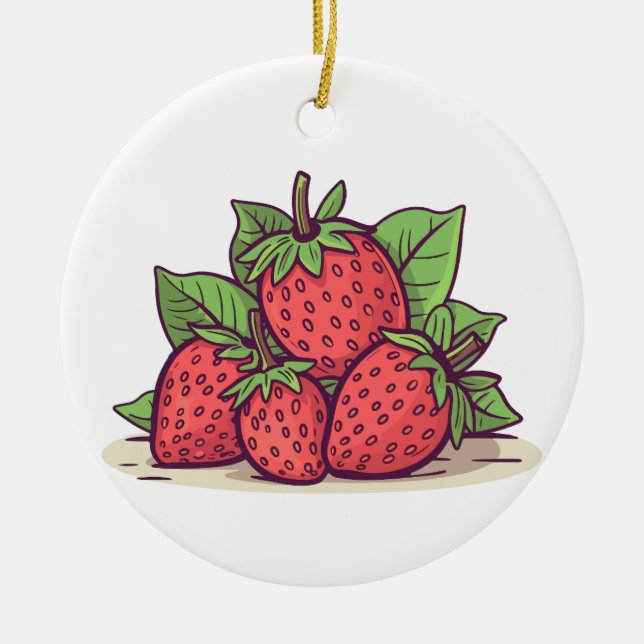 fresite key ceramic tree decoration (Front)