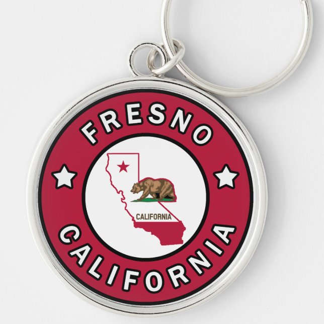 Fresno California Key Ring (Front)