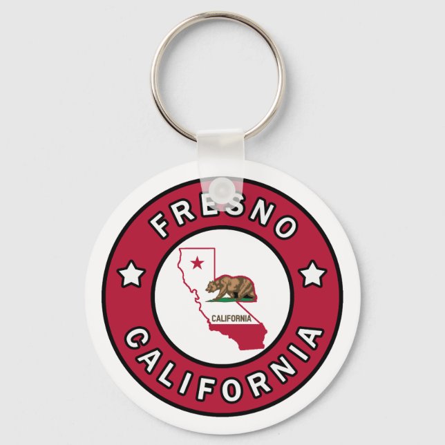 Fresno California Key Ring (Front)