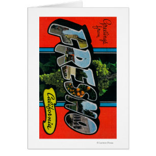 Fresno, California - Large Letter Scenes