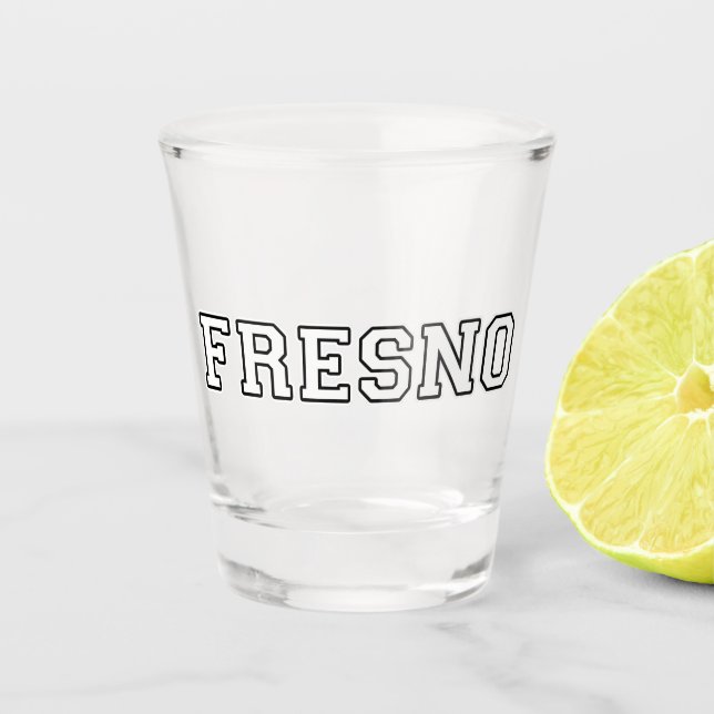 Fresno California Shot Glass (Front)