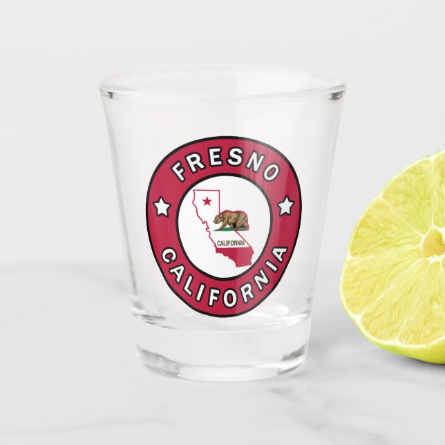 Fresno California Shot Glass (Front)