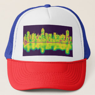 Fresno California Skyline Trucker Hat