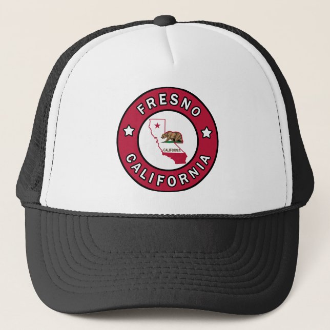 Fresno California Trucker Hat (Front)