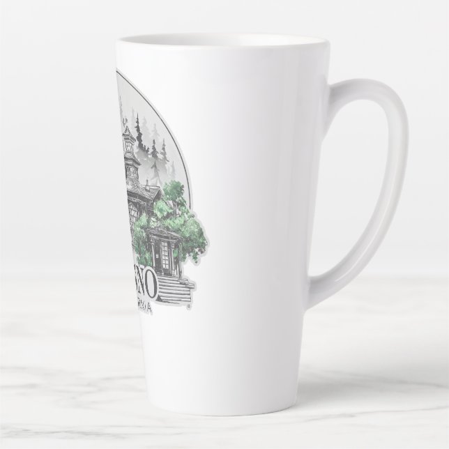 Fresno City California USA Latte Mug (Right)