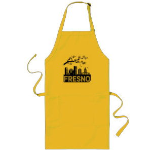 Fresno City California USA Long Apron