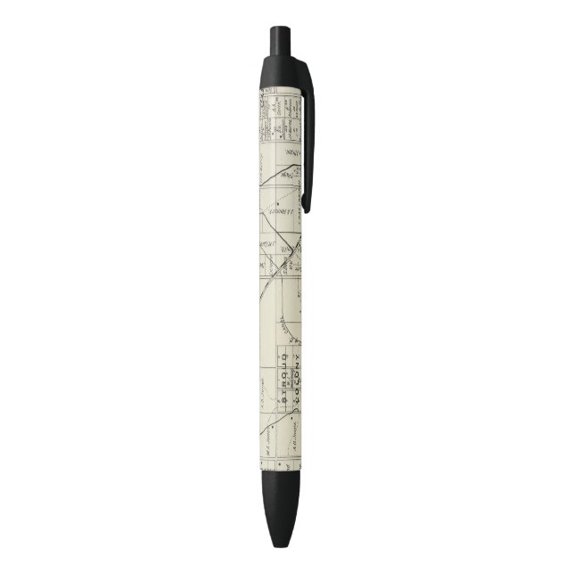 Fresno County, California 12 Black Ink Pen (Bottom (Vertical))