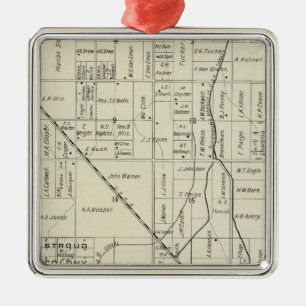 Fresno County, California 12 Metal Tree Decoration