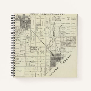 Fresno County, California 12 Notebook