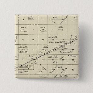 Fresno County, California 15 Cm Square Badge