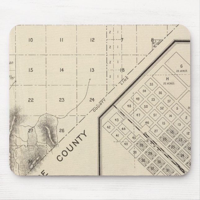 Fresno County, California 15 Mouse Mat (Front)