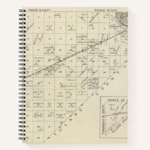 Fresno County, California 15 Notebook