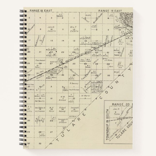 Fresno County, California 15 Notebook (Front)