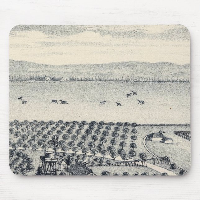 Fresno County, California 20 Mouse Mat (Front)