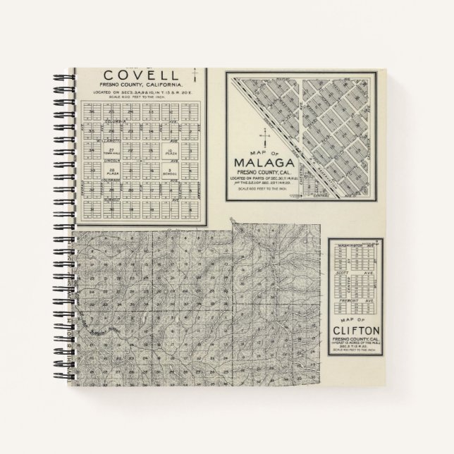 Fresno County, California 22 Notebook (Front)