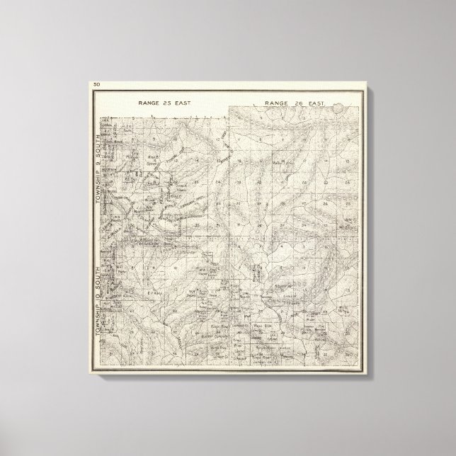 Fresno County, California 23 Canvas Print (Front)