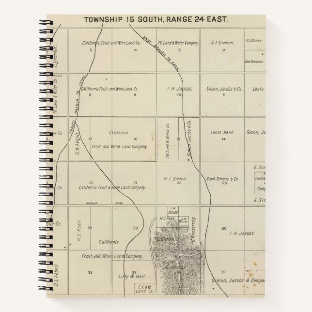 Fresno County, California 23 Notebook (Front)