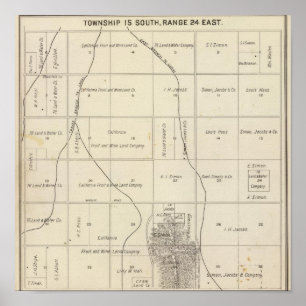 Fresno County, California 23 Poster