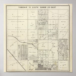 Fresno County, California 24 Poster
