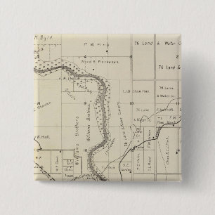 Fresno County, California 2 15 Cm Square Badge