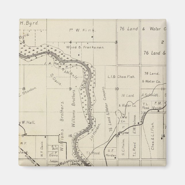 Fresno County, California 2 Magnet (Front)