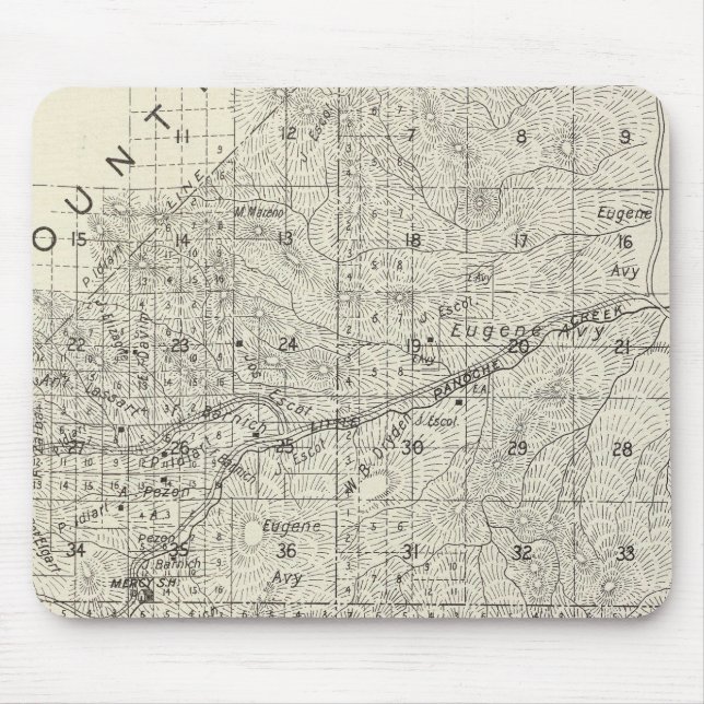 Fresno County, California 30 Mouse Mat (Front)