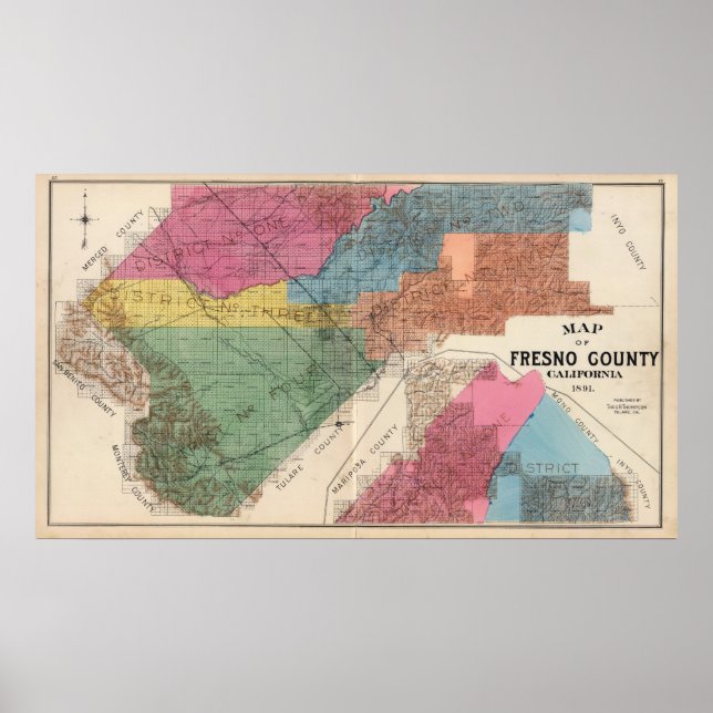 Fresno County, California 30 Poster (Front)
