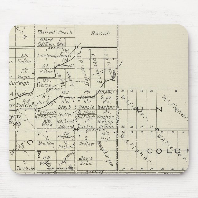 Fresno County, California 35 Mouse Mat (Front)