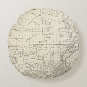 Fresno County, California 3 Round Cushion