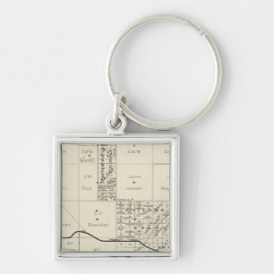 Fresno County, California 4 Key Ring