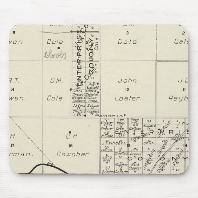 Fresno County, California 4 Mouse Mat (Front)