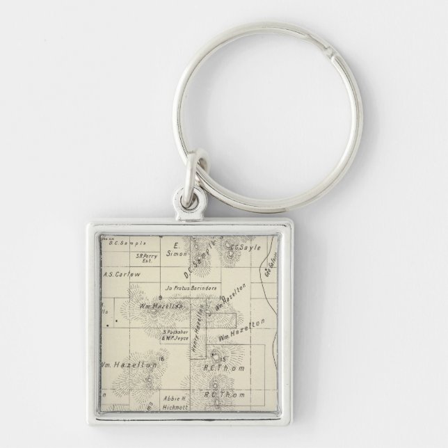 Fresno County, California 5 Key Ring (Front)