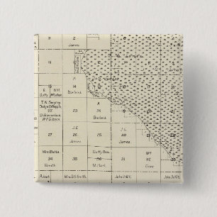 Fresno County, California 6 15 Cm Square Badge
