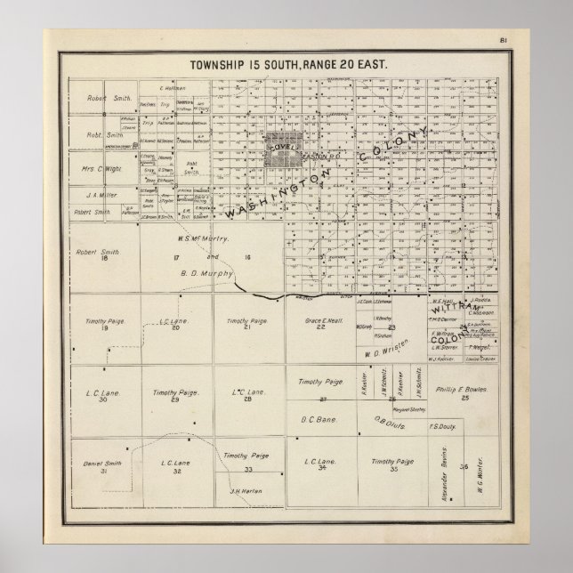 Fresno County, California 6 Poster (Front)
