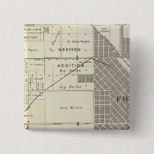 Fresno County, California 7 15 Cm Square Badge